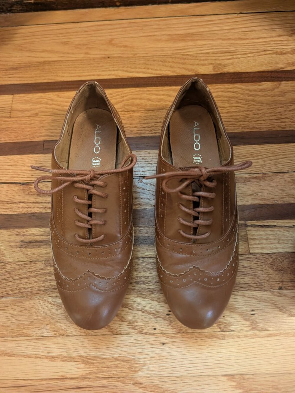 Aldo Leather Oxford Shoes, Women's Size 8
